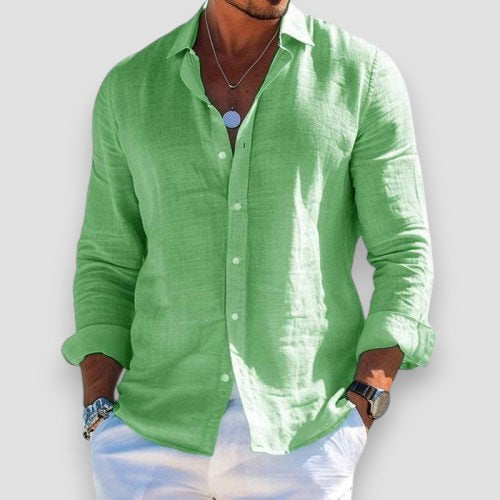 Luca | Elegant and Lightweight Linen Shirt