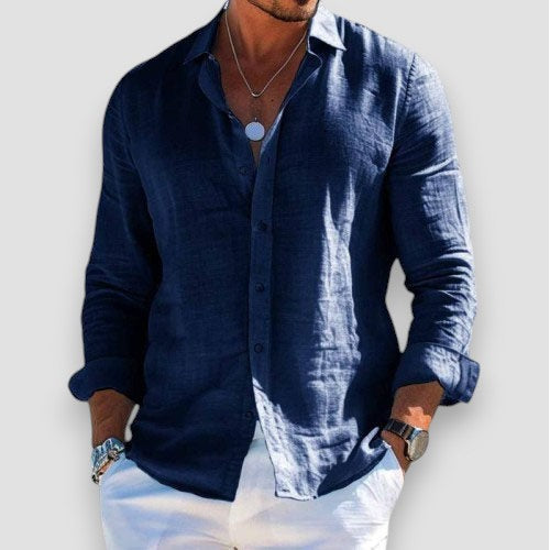 Luca | Elegant and Lightweight Linen Shirt