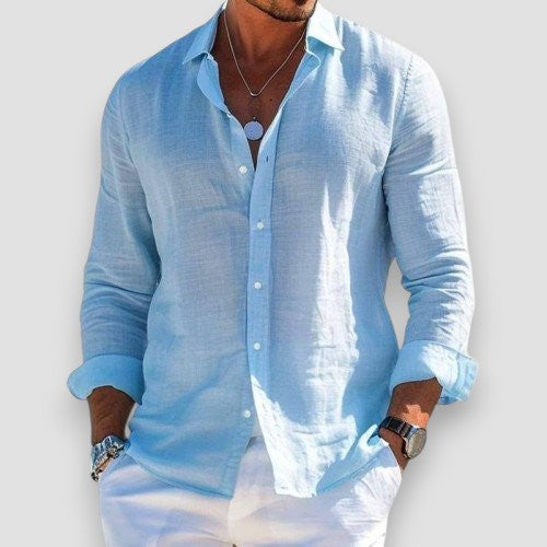 Luca | Elegant and Lightweight Linen Shirt
