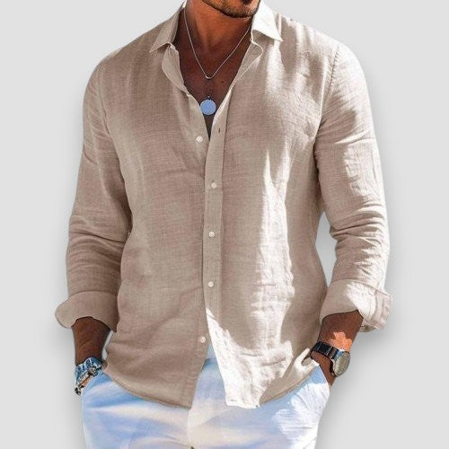Luca | Elegant and Lightweight Linen Shirt