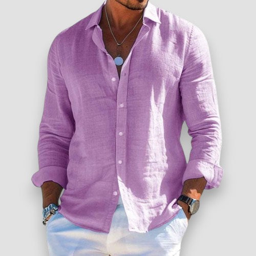 Luca | Elegant and Lightweight Linen Shirt