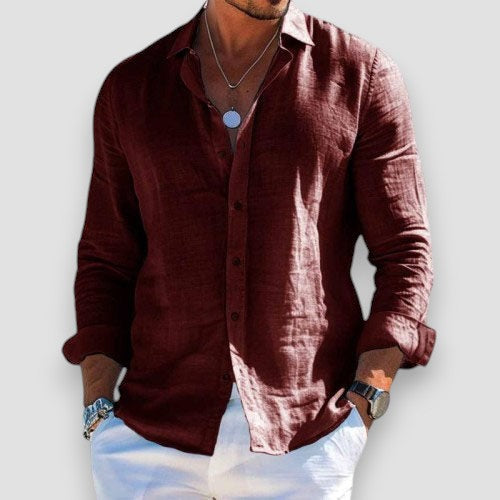 Luca | Elegant and Lightweight Linen Shirt