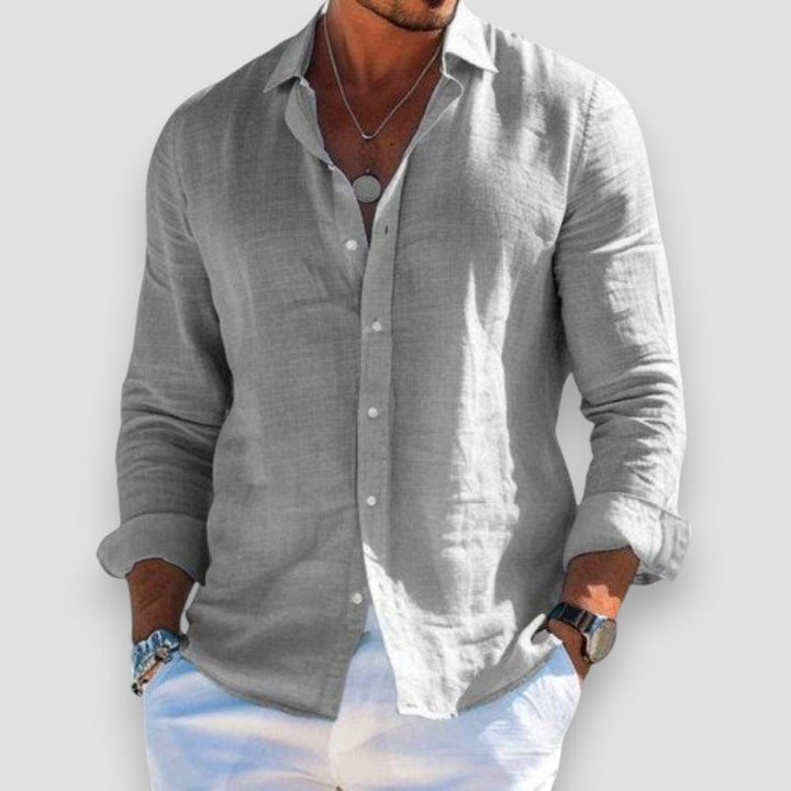 Luca | Elegant and Lightweight Linen Shirt