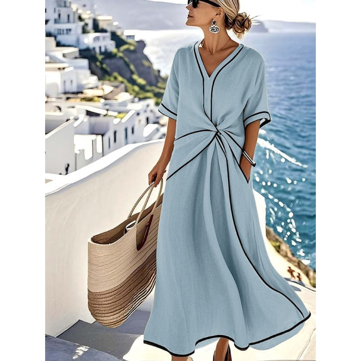 Carol | Elegant Loose Fit Summer Maxi Dress